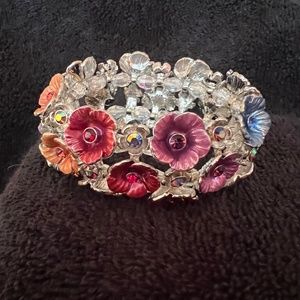 Kirks Folly Rainbow Fairy Flower Garden Stretch Bracelet